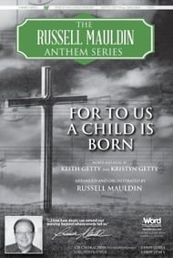 For To Us a Child is Born SATB choral sheet music cover Thumbnail